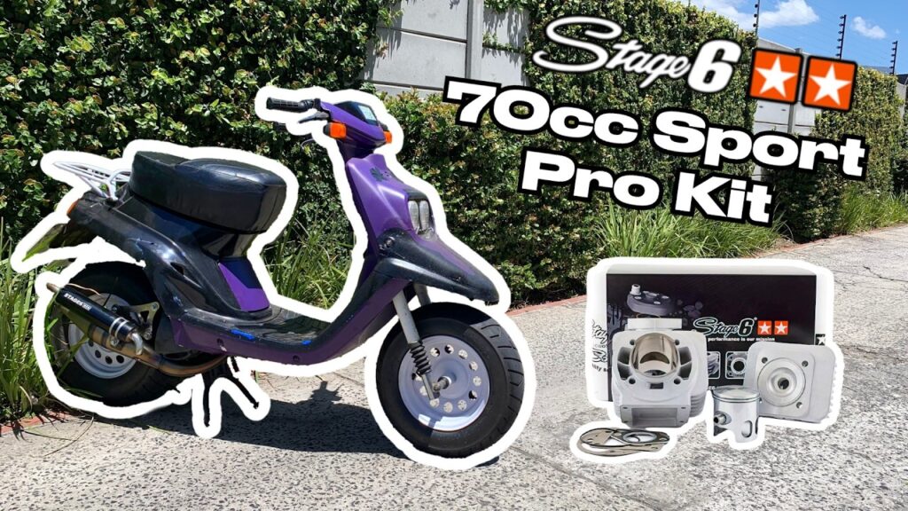 Transformez votre BWS 50cc en une machine performante : découvrez les secrets du kit cylindrique STAGE 6 MK2 70cc